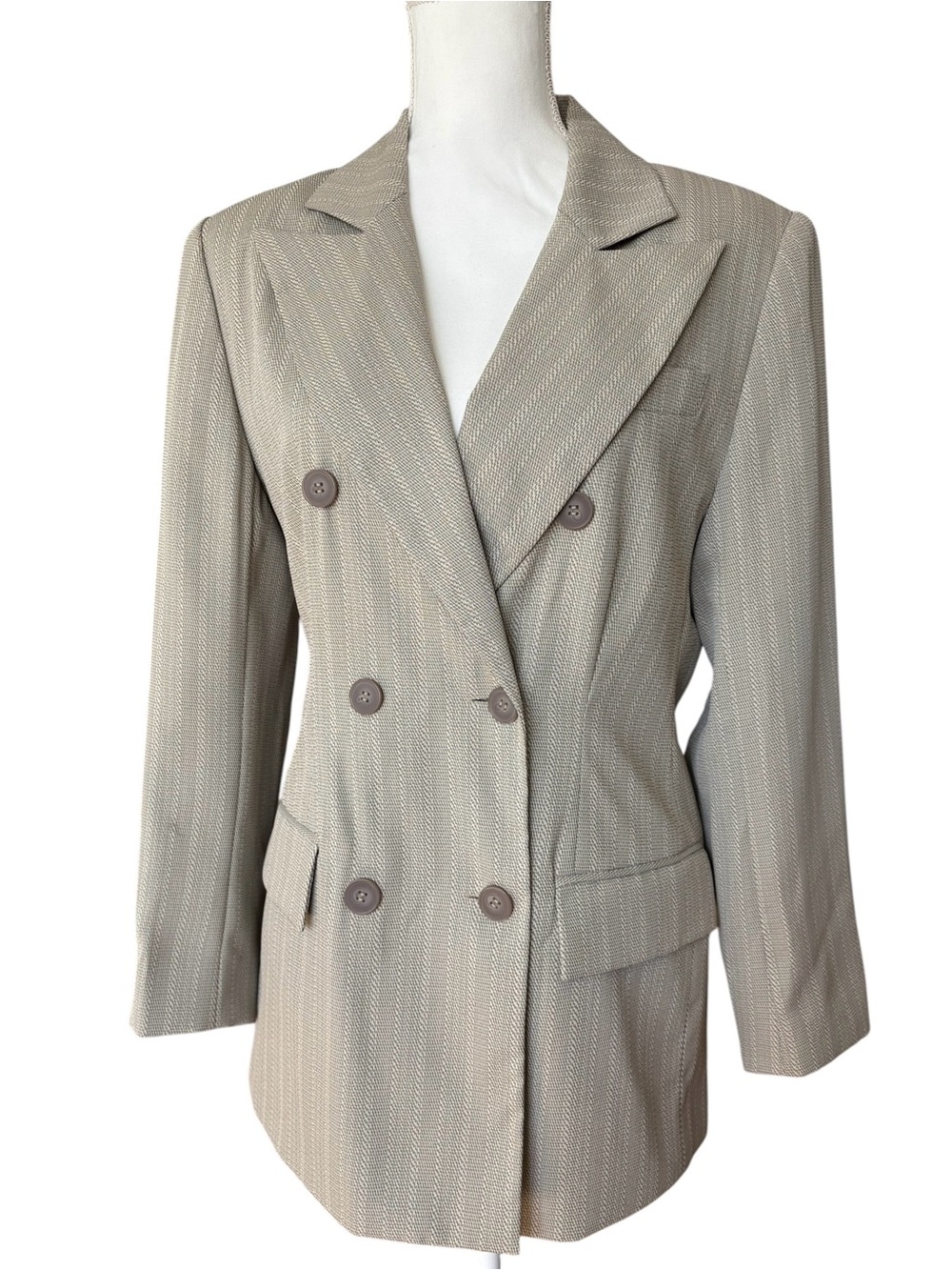 Vintage Casual Corner Double Breasted Blazer Size 10